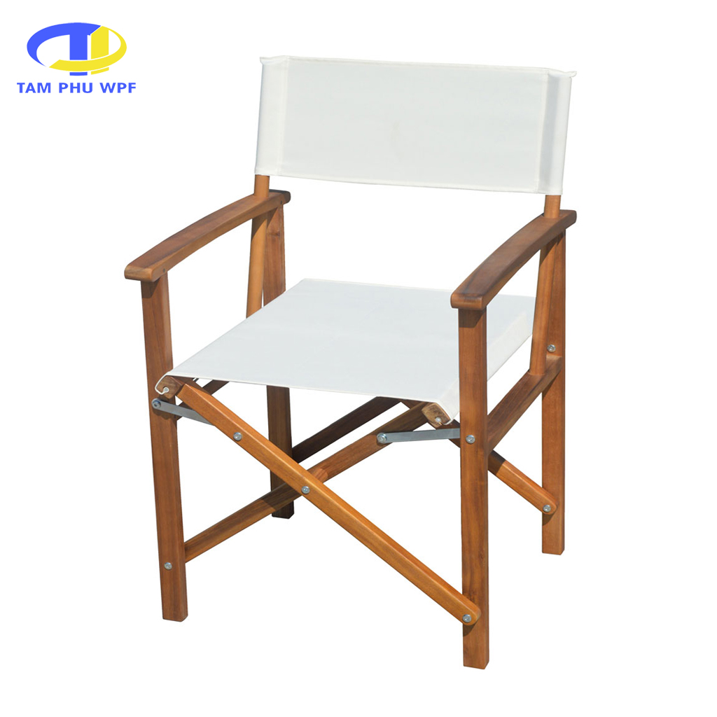 Director Chair - White Fabric