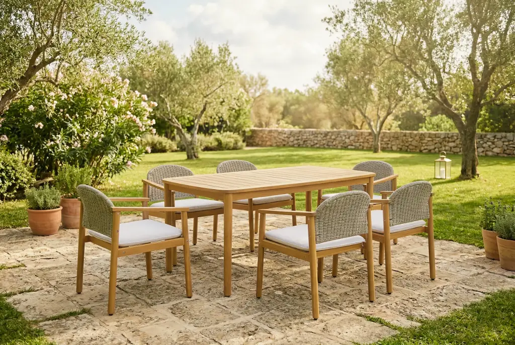 EXT. DINING SET ROPE 1600/2000 - TPDN07