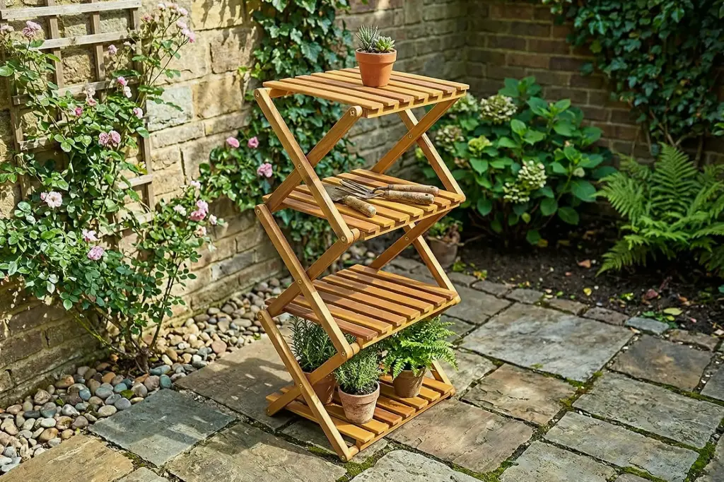 4-TIER FOLDING SHELF - TPSH01