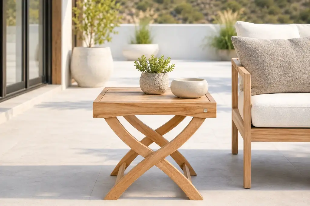 X-CURVE SQUARE SIDE TABLE - TPT12