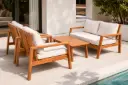 WOOD GARDEN LOUNGE SET - TPSF01