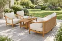 SOFA SET W WICKER - TPSF12