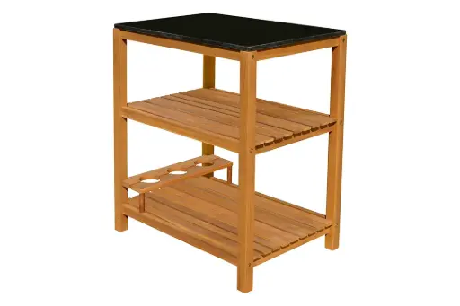 TWO-LEVEL WOODEN STAND - TPCA02
