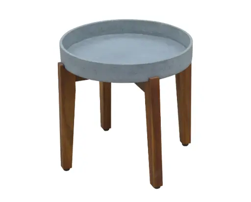 ROUND CONTRETE TOP SIDE TABLE - TPTA01