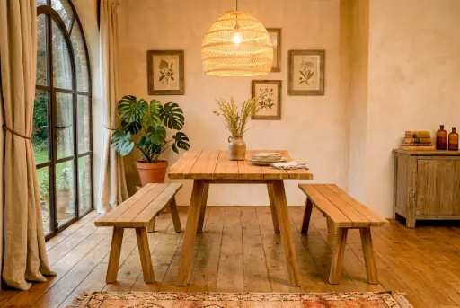 SLAT DINING SET - TPSDS01