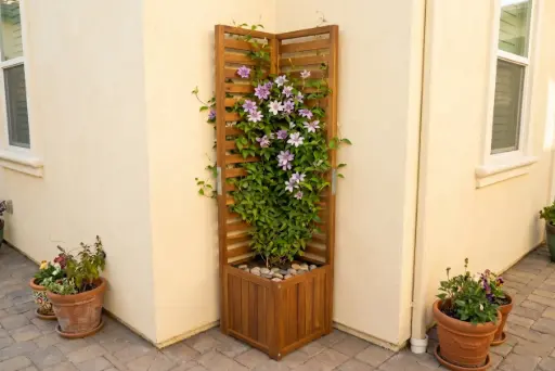 CORNER FRAME PLANTER BOX - TPP05