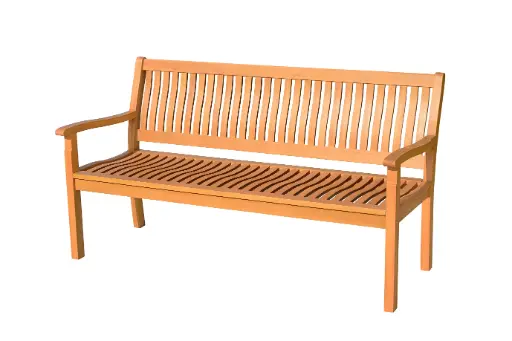 CURVED SLAT GARDEN BENCH - TPB11