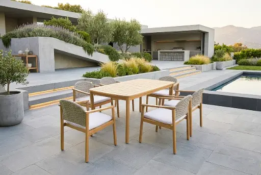 EXT. DINING SET ROPE 1600/2000 - TPDN07