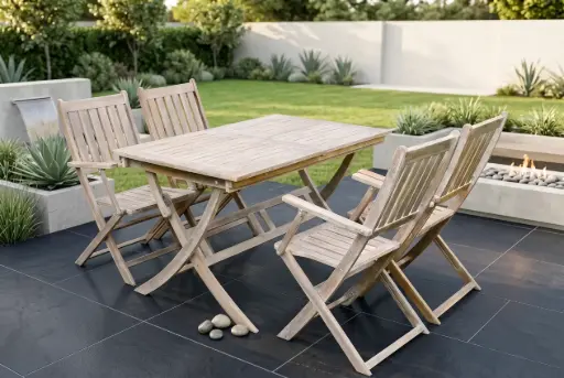 EXT. SLAT DINING SET - TPDN09